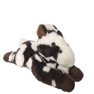 Aurora Horse Plush Stuffed Animal Brown White 13.5"